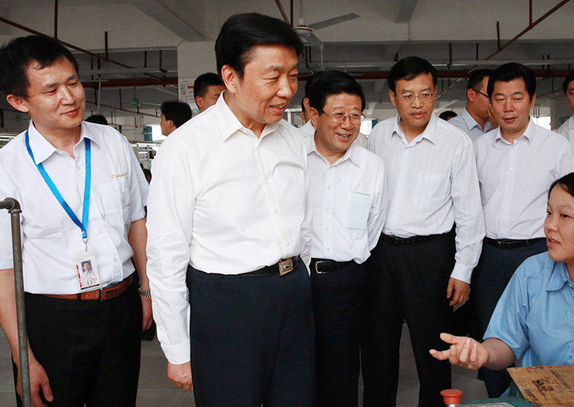 李源潮在伟德国际1946bv官网调研纪实